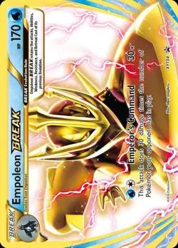 Pokemon Empoleon BREAK (XY134/211) XY Black Star Promos LP HOLO - Image 1