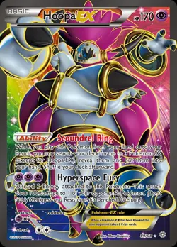 Pokemon Hoopa-EX (89/118) Ancient Origins LP HOLO - Image 1
