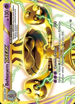 Pokemon Beheeyem BREAK (XY135/211) XY Black Star Promos LP HOLO - Image 1