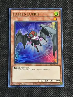 YuGiOh! - Fabled Lurrie RA03-EN003 Ultra Rare 1st Edition Near Mint - Image 1