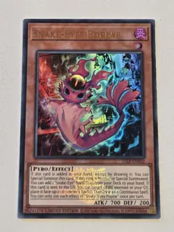 Snake-Eyes Poplar 25LP-EN002 Emblazoned Ultra Rare Yugioh Limited Pack 2025 Mint - Image 1