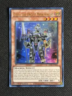 YuGiOh! - Girsu, the Orcust Mekk-Knight RA03-EN026 Ultra Rare 1st Edition NM - Image 1