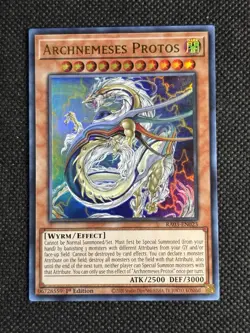 YuGiOh! - Archnemeses Protos RA03-EN023 Ultra Rare 1st Edition Near Mint - Image 1