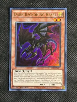 YuGiOh! - Dark Beckoning Beast RA03-EN027 Ultra Rare 1st Edition Near Mint - Image 1