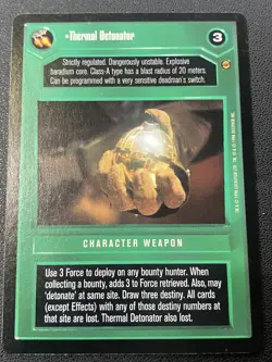 Star Wars CCG Thermal Detonator Decipher 1998 Card - Image 1