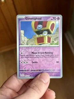 Pokemon Zweilous 118/191 + Gimmighoul Surging Sparks Reverse Holo 2 Card Lot - Image 2