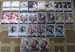 One piece card game Rob Lucci Deck Core CP9 Navy Anime Collectable Trading Cards - Image 1