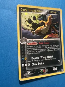 Dark Dragonite 15/109 EX Team Rocket Returns Pokemon Card Reverse Holo Rare - Image 3