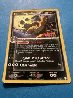 Dark Dragonite 15/109 EX Team Rocket Returns Pokemon Card Reverse Holo Rare - Image 4