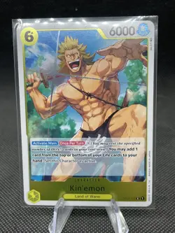 OP04-102 Kin'emon Kingdoms of Intrigue One Piece Card Japanese OP-04 NM 🔥 - Image 1
