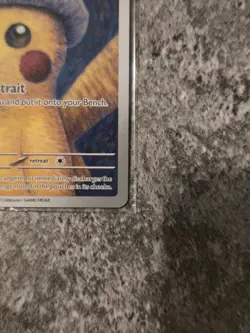Pokemon x Van Gogh Pikachu with Grey Felt Hat SVP 085 Promo Card Sealed - Image 3