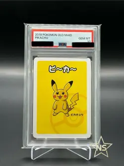 PSA 10 Pikachu 2019 Old Maid Babanuki Promo Japanese Gem Mint Pokemon Card - Image 1