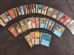 Huge Lot 60 Beta Cards 1993 inc Lightning Bolt MTG Vintage old school magic !!! - Image 3
