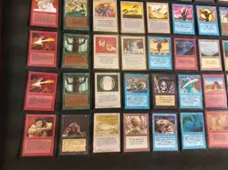 Huge Lot 60 Beta Cards 1993 inc Lightning Bolt MTG Vintage old school magic !!! - Image 5