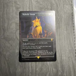 Diabolic Intent (Borderless) Commander: LOTR: Tales of Middle-Earth Foil - Image 1