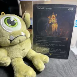 Diabolic Intent (Borderless) Commander: LOTR: Tales of Middle-Earth Foil - Image 3