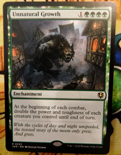 Unnatural Growth; Innistrad Remastered; NM unplayed; Regular - Image 1