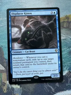 MTG Displacer Kitten - Commander Legends: Battle for Baldur's Gate (CLB) NM - Image 1