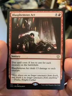 MTG 1 x Blasphemous Act - Various Sets - Image 1