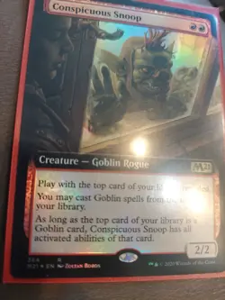 Conspicuous Snoop (Extended Art) Core Set 2021 Foil - Image 1