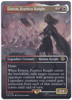 MTG - Lord of the Rings - Eowyn, Fearless Knight (Borderless FOIL) #430 Rare - Image 1