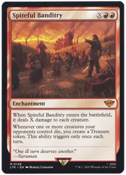 MTG - Lord of the Rings - Spiteful Banditry #149 Mythic - Image 1