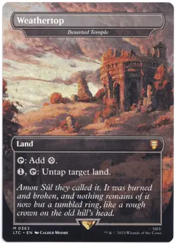 MTG - Lord of the Rings - Weathertop (Borderless) #363 - Mythic - Image 1