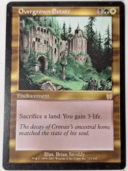 Overgrown Estate - Apocalypse - Magic the Gathering MTG Nice! - Image 1