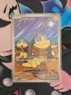 Pokemon TCG Mega Evolutions 143/132 Helioptile Illustration Rare - Image 1