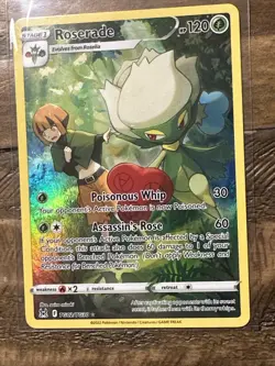 Pokemon TCG Roserade Lost Origin Trainer Gallery Tg02/Tg30 Holo Ultra Rare - Image 1