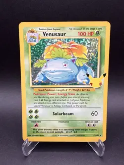 #3 Venusaur 15/102 Pokemon TCG Celebrations: Classic Collection Holo Rare *B2 - Image 1