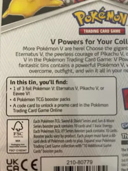 Pokemon Eevee Evolutions Tin - Flareon V / factory sealed - Image 4