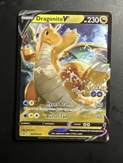 Pokemon TCG Dragonite V Full Art Holo Swsh235 Black Star Promo NM NM - Image 1