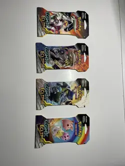 Pokemon Sun & Moon Cosmic Eclipse Sleeved Booster Packs Complete Art Set - Image 1