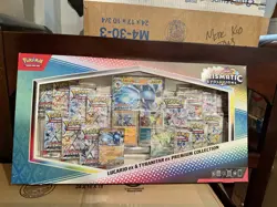 Pokemon Prismatic Lucario Ex & Tyranitar Ex Premium Collection New Sealed - Image 1