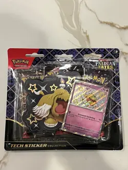 NEW FACTORY SEALED POKEMON TCG PALDEAN FATES "GREAVARD" TECH STICKER COLLECTION - Image 1