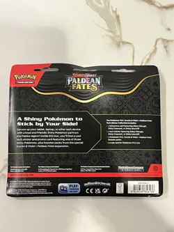 NEW FACTORY SEALED POKEMON TCG PALDEAN FATES "GREAVARD" TECH STICKER COLLECTION - Image 2
