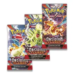 Obsidian Flames Eevee Promo Pokemon Scarlet & Violet TCG Booster 3-Pack - Image 3