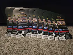 Pokemon Mega Evolution Sleeved Booster Pack Lot Of 10 Packs New Sealed 2025 - Image 2