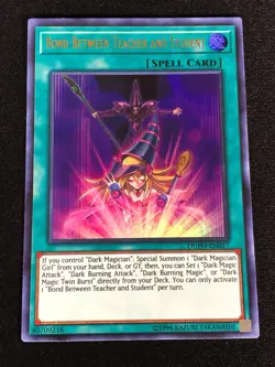 Yugioh Bond Between Teacher And Student DUPO-EN017 Ultra (NM) - Image 1