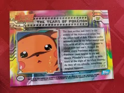 Pokemon Card Topps Mewtwo Strikes Back The Tears Of Pokemon- Foil/Holo #37 EUC - Image 2