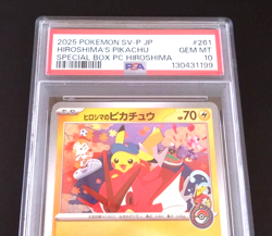 PSA 10 HIROSHIMA'S PIKACHU 261/SV-P SPECIAL BOX PROMO POKEMON CARD from Japan - Image 3