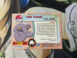 1999 TOPPS POKEMON ARBOK CARD NM - Image 3