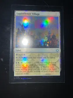 MTG Bloomburrow Lupinflower Village Foil 0256 NM - Image 1
