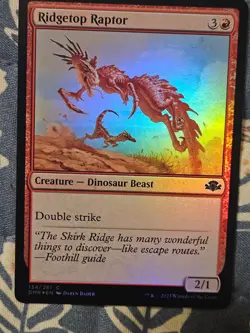 Ridgetop Raptor FOIL Dominaria Remastered MTG Magic - Image 2