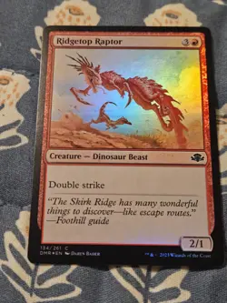 Ridgetop Raptor FOIL Dominaria Remastered MTG Magic - Image 3