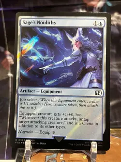 MTG | Sage's Nouliths (0582) (⚡Surge Foil⚡) [FINAL FANTASY] - Image 1