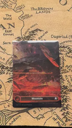 Mountain, Galaxy Foil Land, 370 Edge Of Eternities, NM MTG - Image 1