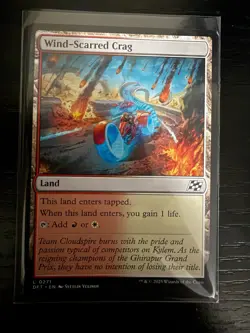 MTG Magic the Gathering Wind-Scarred Crag (271/579) Aetherdrift LP - Image 1