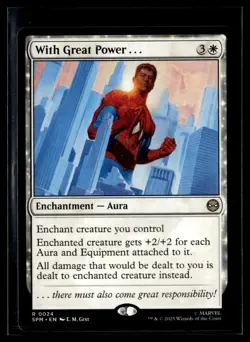 With Great Power . . . - 0024 - Marvel's Spider-Man MTG - NM/M - English - Image 1